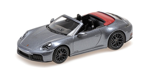 410064132 PORSCHE 911 (992.2) CARRERA GTS CABRIOLET – 2024 – GREY METALLIC 1:43